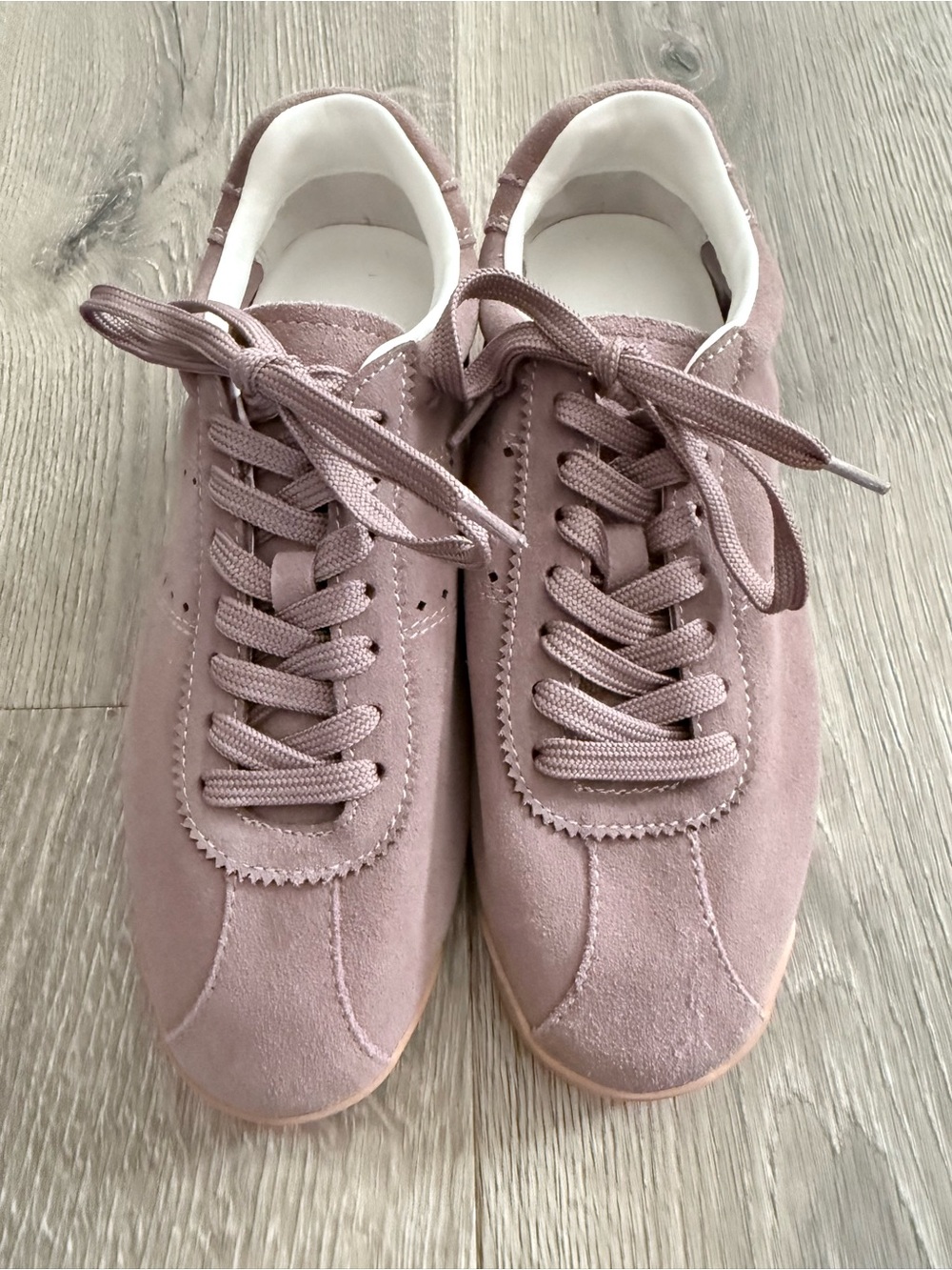 Steve Madden Women's Suede Sneakers in Dusty Rose